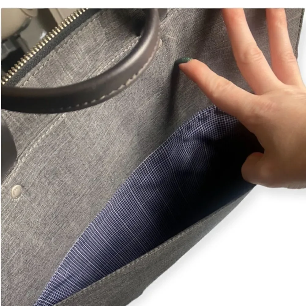 Jack Spade New York grey laptop bag